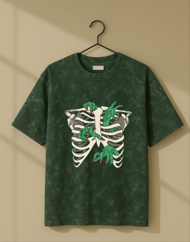 Dragon Heart Ribcage t-shirt