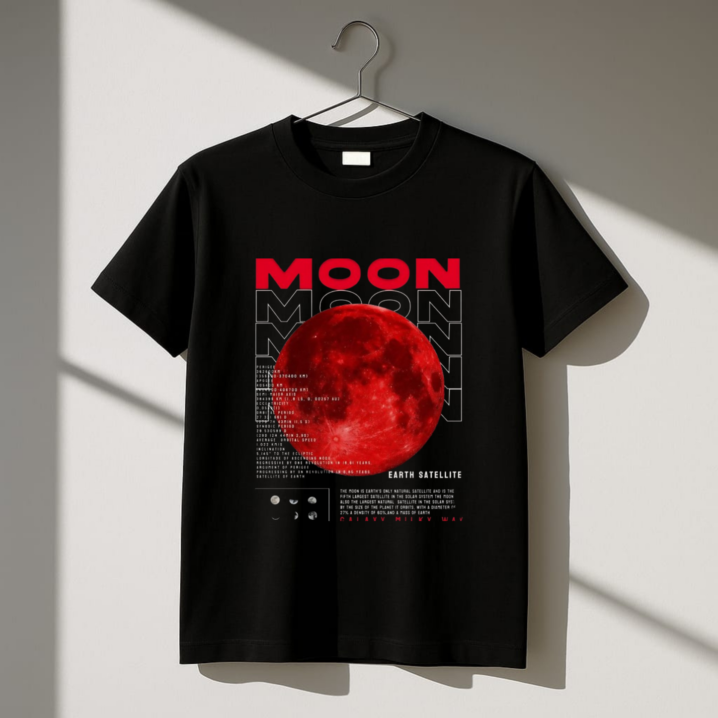 Black Bloodmoon T-Shirt – Mystical Lunar Style