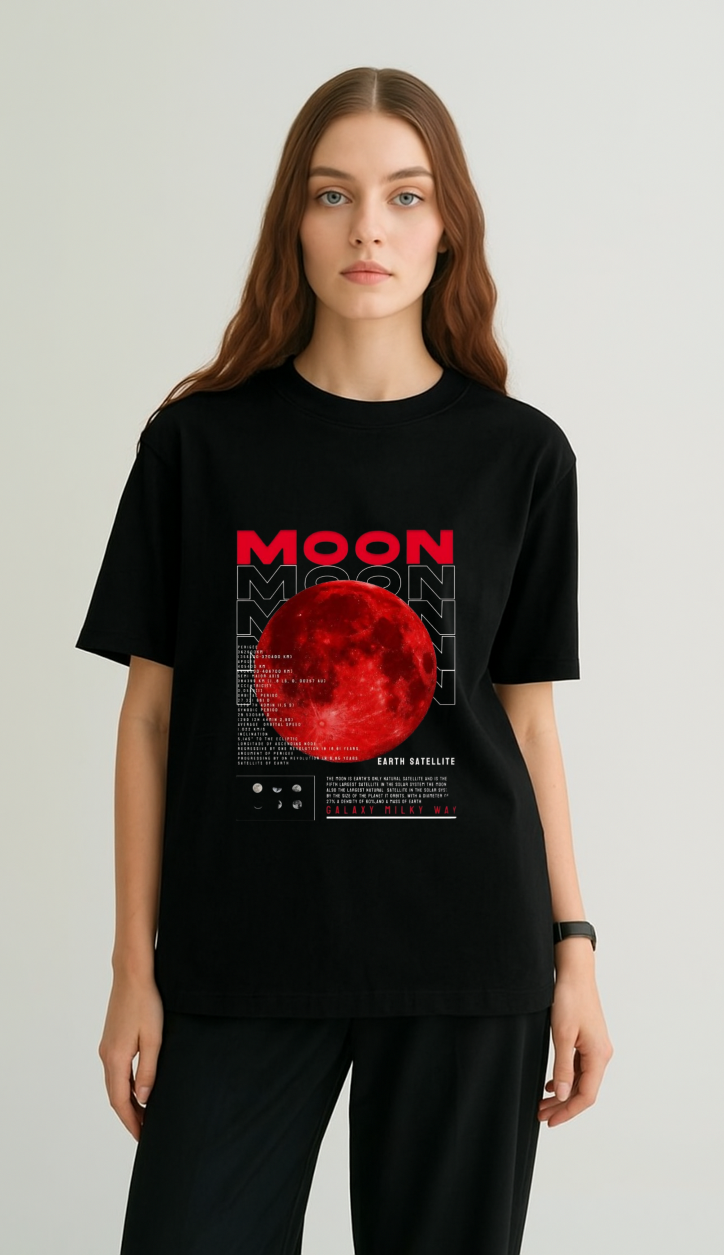 Black Bloodmoon T-Shirt – Mystical Lunar Style